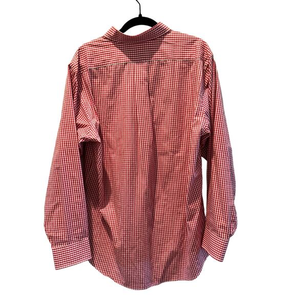 PGA Authentic Preppy Red Gingham Button Down Shirt | Men's Size L - Picture 2 of 12